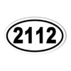 2112 Euro Oval Bumper Sticker