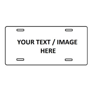 D Custom License Plate