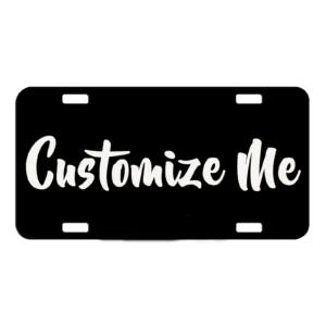 Custom Personalized License Plate 6"x12"