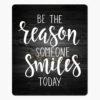 nspirational Quote Rustic Black Wood Mouse Pad, Be The Reason Someone Smiles Today, Positive Motivational Quotes White and Black Mouse Pads