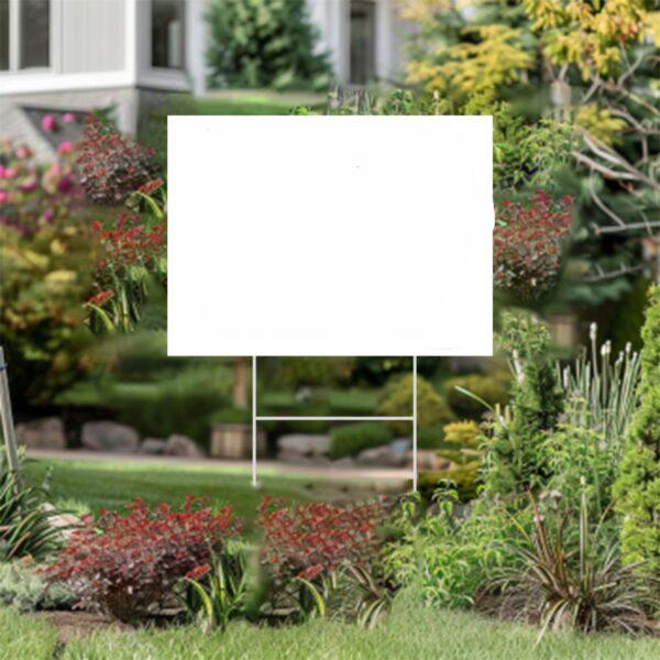 Custom Yard Sign - Both side Printed Durable 24"x18"