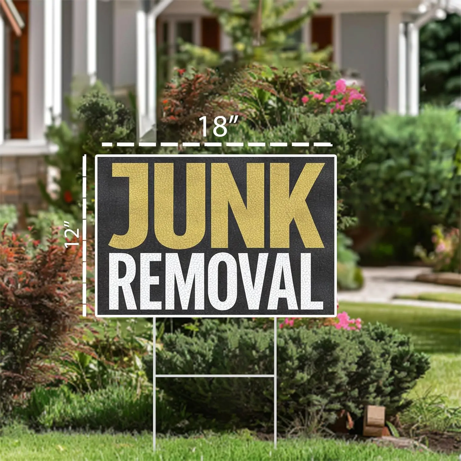 Custom Yard Sign Both Side Printed 12"x18" - Image 2