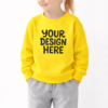Youth Core Fleece Crewneck Sweatshirt – Soft Cotton-Poly Cozy Fit