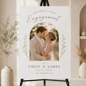 Custom Foam Board Sign - Wedding & Advertisement Signage